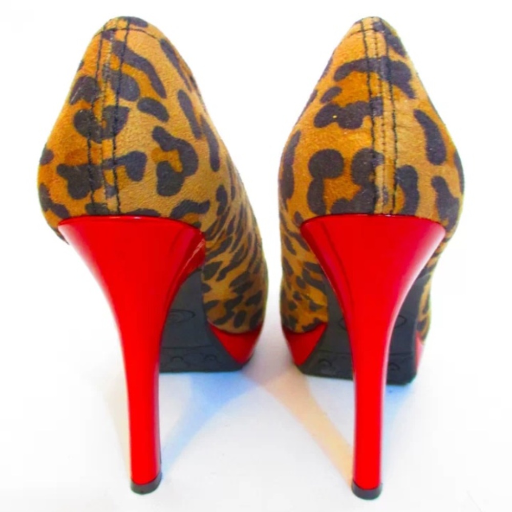 LEOPARD PRINT HEELS - Picture 2 of 4